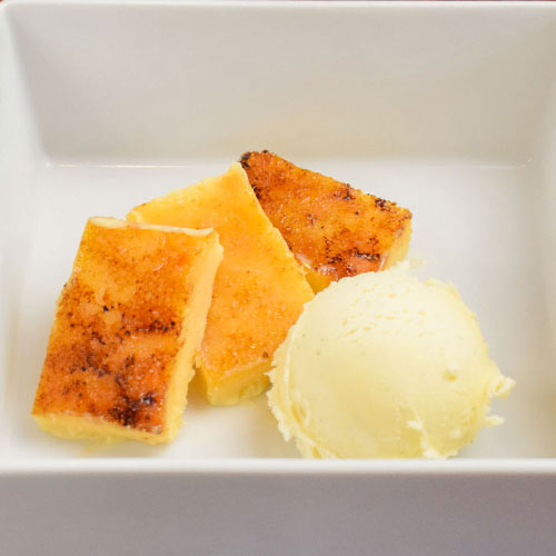 シフォンケーキ～バニラアイス添え～