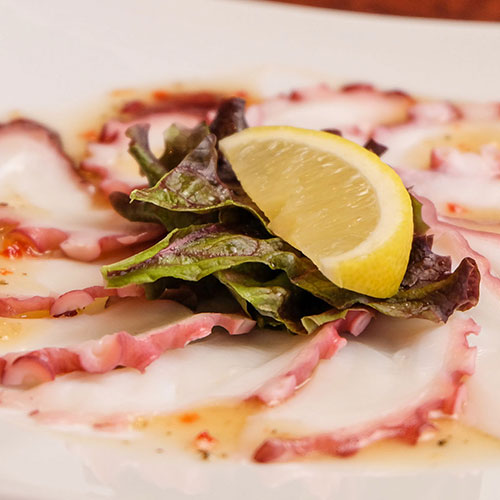 タコのカルパッチョ